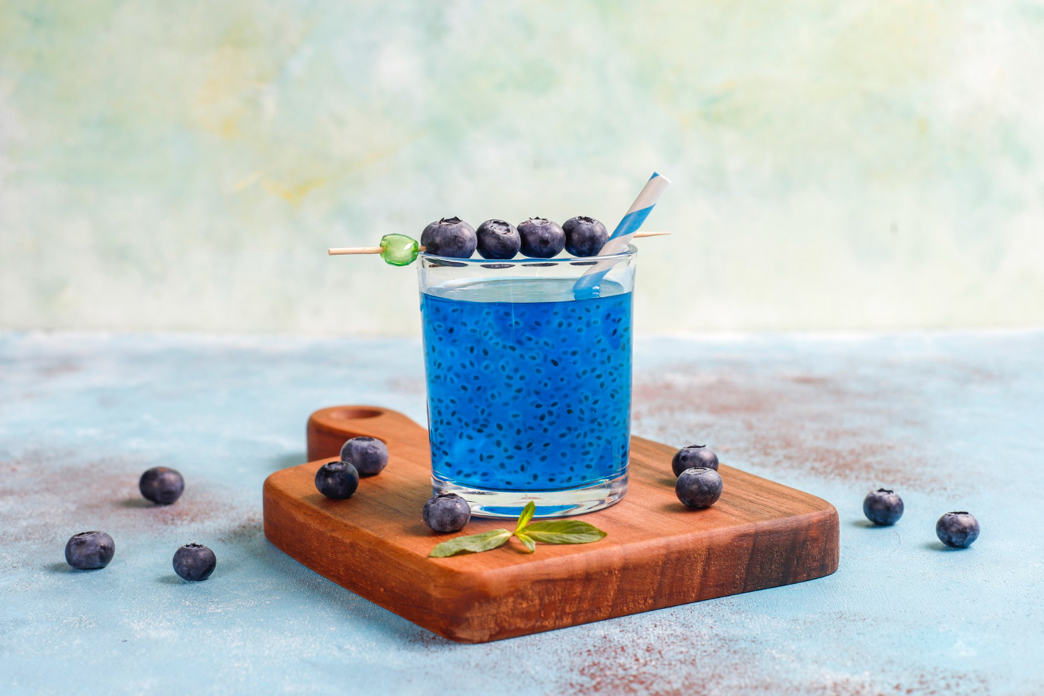 Blueberry mojito
