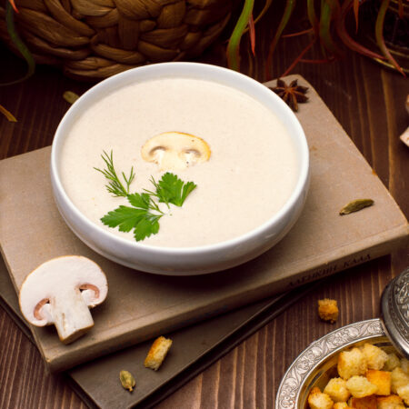 Cream of mushroom soup