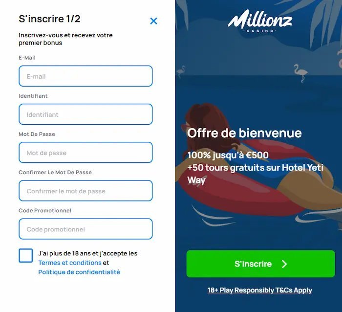Découvrez les Bonus de Bienvenance de Millionz Casino en Ligne en France